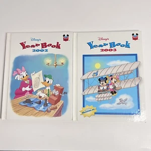 Disney Year Book Set Of 2 Millennium 2002 Year Book And 2003 Year Book - Picture 1 of 1