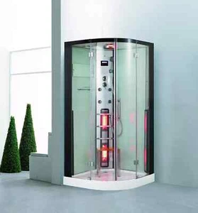 Dampfdusche Virginia inkl. Infrarotsauna 100x100cm Sauna Dusche Bad Aktion - Bild 1 von 7