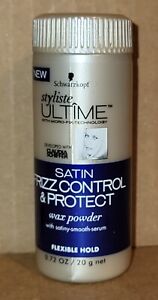 Schwarzkopf Satin Frizz Control & Protect Wax Powder 0.72 OZ Bottles