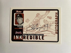 🔥1999 Upper Deck Retro INKredible AUTO -- Chipper Jones - #CJ - Picture 1 of 2