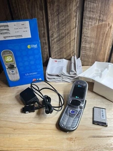 LG AX390 - Black and Silver ( Alltel CDMA ) Cellular Flip Phone - Picture 1 of 6