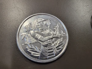 Krewe of Thoth 2013 Charity Walk Silber Aluminium Doubloon - Bild 1 von 4