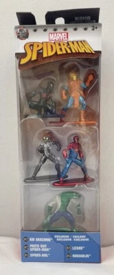 "Figuras de metal fundido a presión Marvel Spider-Man 1,5"" Lagarto Hobgoblin Spider-girl" Foto 1 de 3