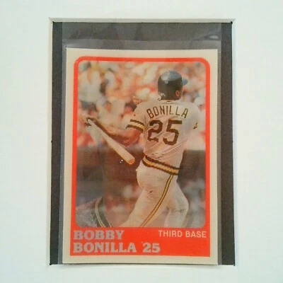 #131 Bobby Bonilla 1988 Sportflics Base Card Pittsburgh Pirates - Image 1 of 2