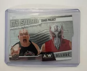 2022 Upper Deck AEW Allure My Squad Die-Cut MC-19 CHAOS PROJECT MINT PACK FRESH - Picture 1 of 2