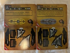Pirates Wizkids Dervish And Silent Death Barbary Corsair Ships - Picture 1 of 2