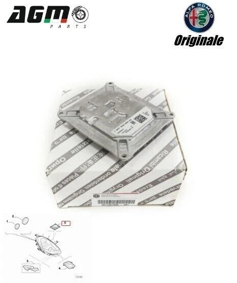 CENTRALINA DRL FARI LED LUCI DIURNE ORIGINALE ALFA ROMEO GIULIETTA 77367886 - Immagine 1 di 4