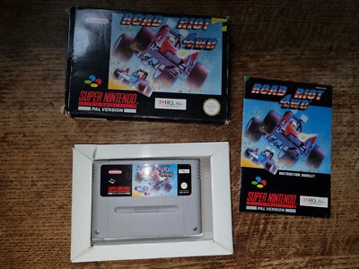 SNES SUPER NINTENDO - ROAD RIOT 4WD #RAC PAL UKV CIB - Image 1 of 4