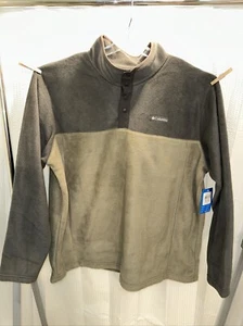 Columbia Pullover Mens XXL Steens Mountain Half Snap Fleece Jacket AM0251 Green - Picture 1 of 10