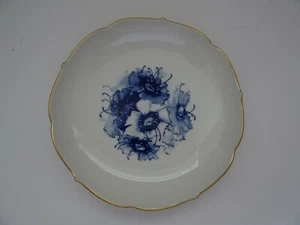 Meissen Schale Blaue Blume mit  Goldrand  D 17  1. Wahl - Bild 1 von 6