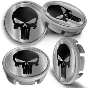 Tapacubos Tapacubos Tapacubos Tapacubos Tapacubos Cubierta de buje 4 x 65 mm Plata - Imagen 1 de 6