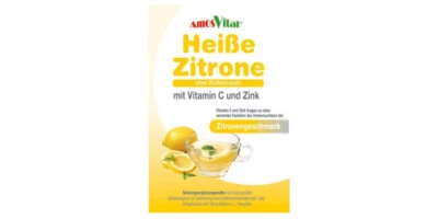 Amosvital Heiße Zitrone zuckerfrei im Portionsbeutel = 2-Wochen-Packung mit Vita