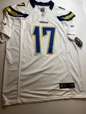 NIKE LOS ANGELES CHARGERS PHILIP RIVERS WHITE FOOTBALL JERSEY SZ XL ON FIELD D1 Cover