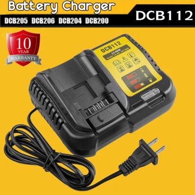 New for DEWALT DCB112 20V Max Lithium-Ion Battery Charger DCB206 DCB200 DCB205