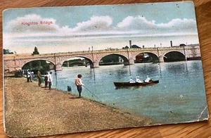 ALTE POSTKARTE, KINGSTON BRIDGE, LONDON - Bild 1 von 1