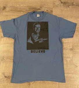 Star Trek BELIEVE Vintage Anvil Graphic Tee Shirt Adult Size XL Blue - Picture 1 of 8