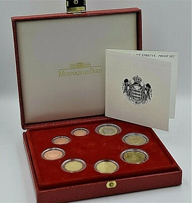 Monaco 2006 -  Proof Euro Coinset - BOx and COA - Image 1 of 4
