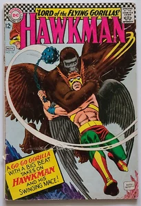 HAWKMAN #16 (DC 1966) SILVER AGE! EST~BUONO+(2.5), "SIGNORE DELLE GORRILE VOLANTI!" - Foto 1 di 20