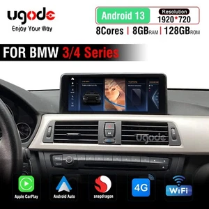 10.25" Android13 Screen Display CarPlay BMW 3/4 Series F30 F31 F32 F33 F82 F83 - Picture 1 of 13