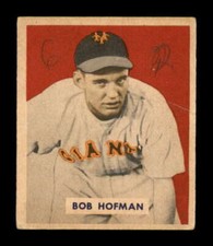 1949 Bowman #223 Bobby Hofman POOR RC Rookie NY Giants 552232