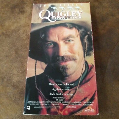 Quigley Down Under (VHS 1991) Tom Selleck Laura San Giacomo - Image 1 of 3