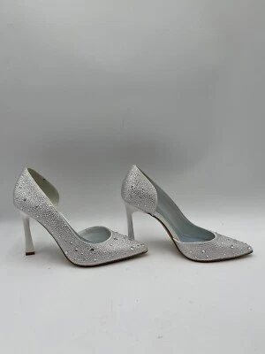 Mujer Mix No. 6 Maeryn Pump diamantes de imitación blancos talla 7M/37,5 Foto 1 de 4