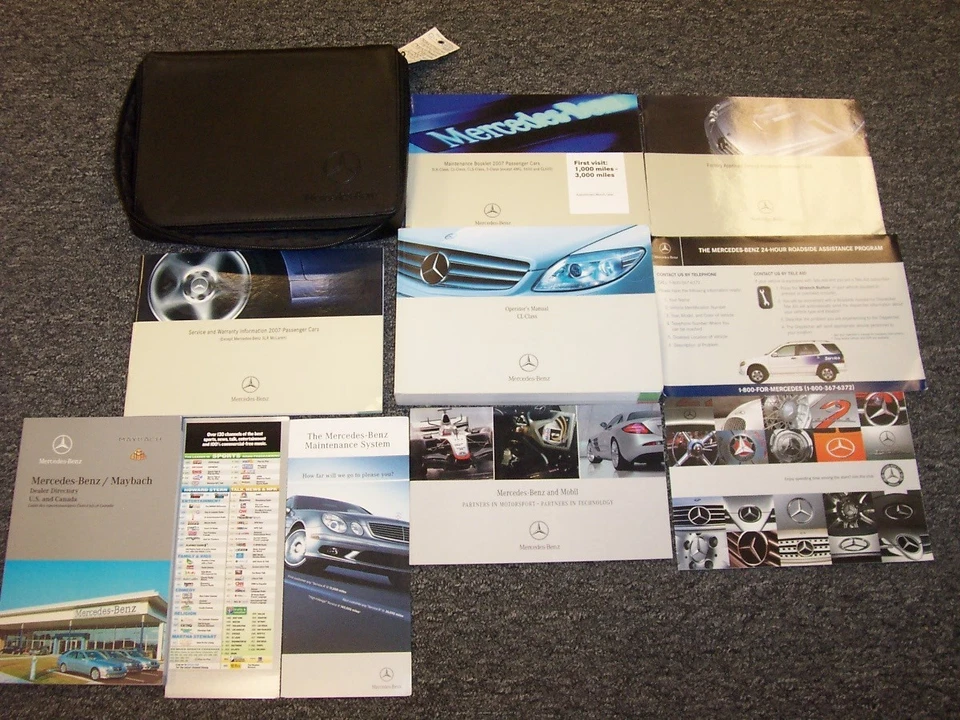 2007 Mercedes Benz CL550 CL600 CL-Class Owner Operator Manual Set 5.5L V8 V12 - Image 1 of 1