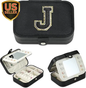 Travel Jewelry Box for Girls Women, Jewelry Organizer Box | Personalized Jewe... - Picture 1 of 1