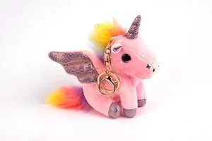 Pegasus Unicorn Plush Stuffed Toy,  attach to Backpacks,  Gift Idea For Girls - Picture 1 of 16