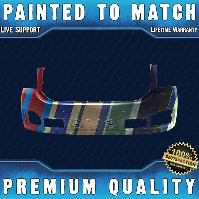 NEW Painted To Match - Front Bumper Cover for 2015-2020 GMC Yukon w/ Park 15-20 Foto 1 de 4