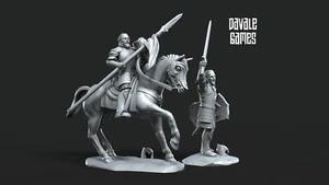 Grey Castle Captain Pose 2 28mm miniatures dnd minis fantasy mini mesbg lotr rpg - Picture 1 of 5