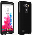 Verizon OEM LG G3 High Gloss Black Silicone Cover Cell Phone Case NEW!