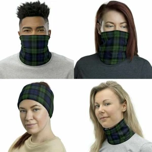 Neck Warmer Scarf Black Watch Balaclava Covering Biker Gaiter Seamless Bandana - Picture 1 of 1