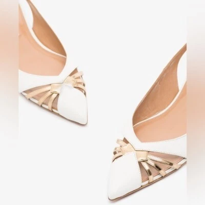 EUC Aquazzura Cece Flat ballerina shoes 38.5 $595 Foto 1 de 4