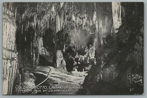 Collins grotto, Caverns Of Luray, Va. c1905 J.d. Strickler Postcard - Picture 1 of 2