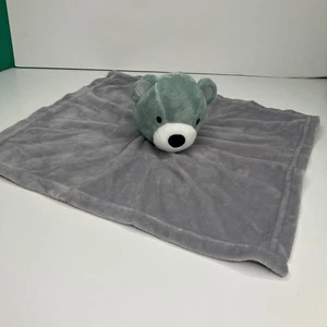 Baby Essentials Blue Bear Lovey Baby Boy Security Blanket - Picture 1 of 12
