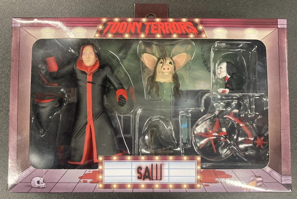 NECA Toony Terrors Saw Jigsaw Killer and Billy the Puppet Box Set Nuevo Foto 1 de 1