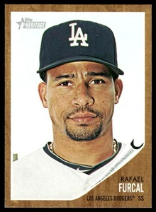 Topps Heritage #444 2011 Rafael Furcal impresión corta - Imagen 1 de 2