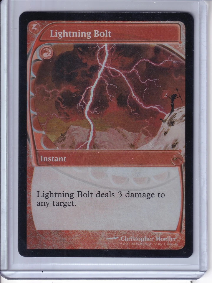 MTG Lightning Bolt, Foil Future Sight, New/Unplayed    (Secret Lair Drop SLD) - Image 1 of 2