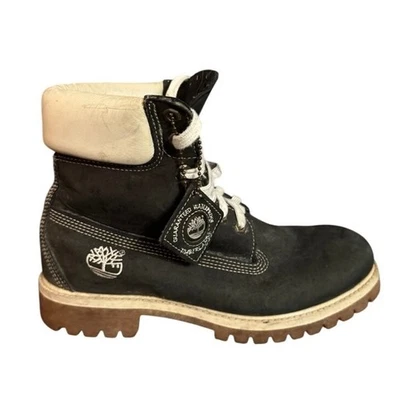 Vintage Timberland Classic Waterproof Boots Dark Green Suede  Men Size 7.5M USA - Image 1 of 4