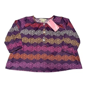 NWT Anthem Of The Ants Poet Button Blouse Size 4T  - Picture 1 of 8