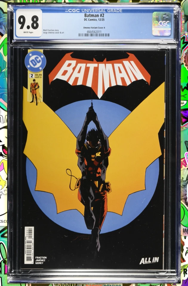Batman #2 Cubierta D Jorge Jiménez Tarjeta Variante | CGC 9.8 Foto 1 de 1