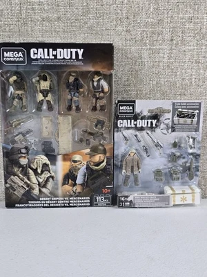 MEGA Construx Call of Duty Desert Snipers VS Mercenaries & Winter Crate New  - Image 1 of 4