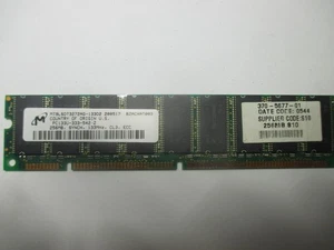 Sun 370-5677-001 1x256MB 133MHz PC-133U Memory Dimm ECC MT9LSDT327AG-133D2 - Picture 1 of 1