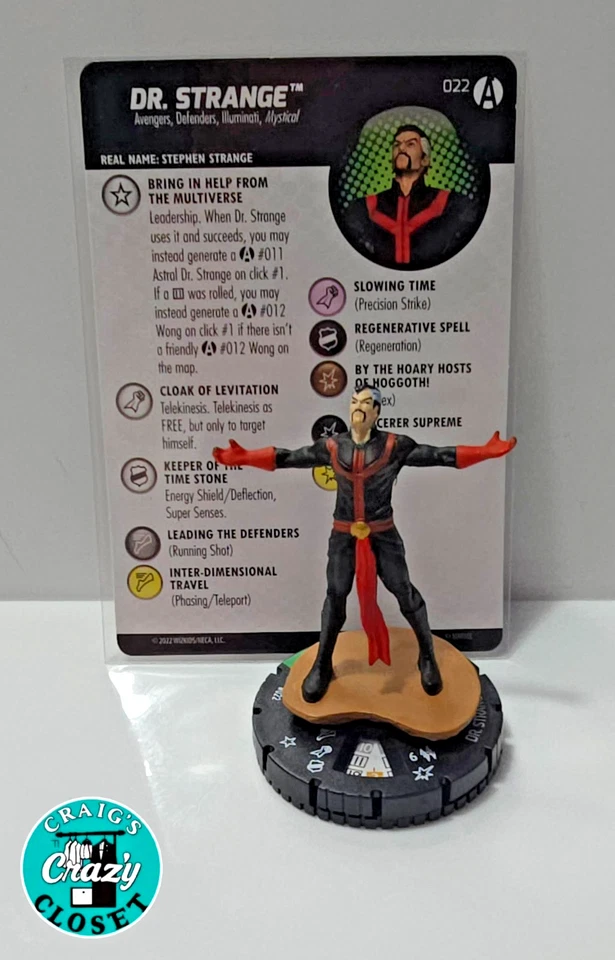 HeroClix Dr. Strange 022 Marvel Avengers Forever Set New Uncommon - Image 1 of 1