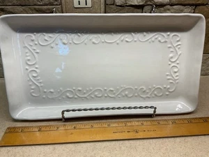 Rectangular Tray Platter Made In Italy Maioliche Jessica - Picture 1 of 4