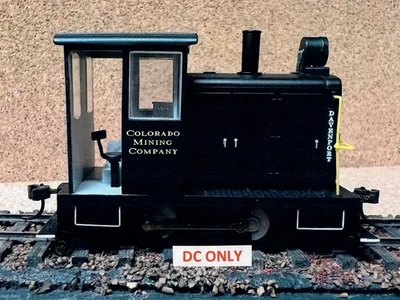 Locomotora mecánica de gas Backmann On30 0-4-0 Colorado Mining Co.Side Rod #18 Foto 1 de 4