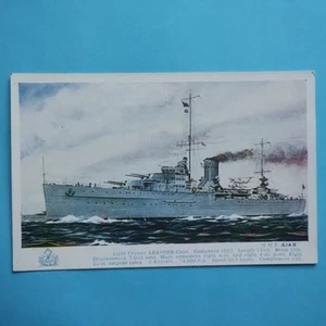 HMS Ajax - Royal Navy Ship - Military - Postcard by J Salmon Ltd - Picture 1 of 2