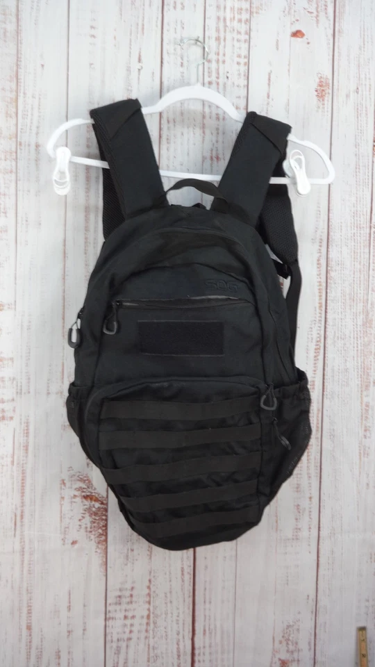 Mochila de armazenamento SOG Barrage quadro interno tático preta bolsa grande - Imagem 1 de 4