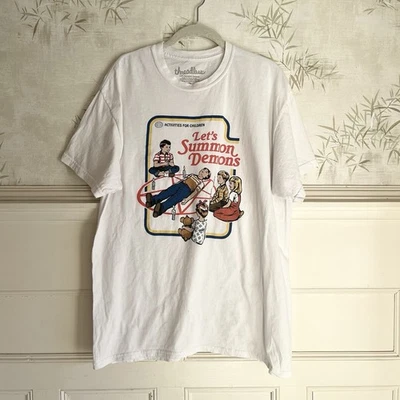 Camiseta gráfica Steven Rhodes Let's Summon Demons novedad divertida - grande para hombre Foto 1 de 4